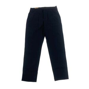 Eddie Bauer Horizon Straight Ankle Pant | Size 6 | Nylon | Black **NEW